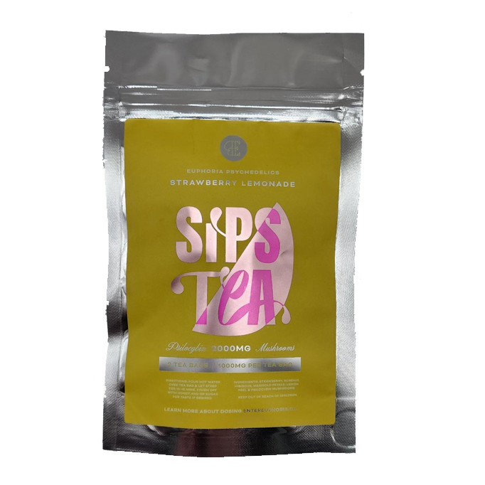 Euphoria Psychedelics – Psilocybin Strawberry Lemonade Tea